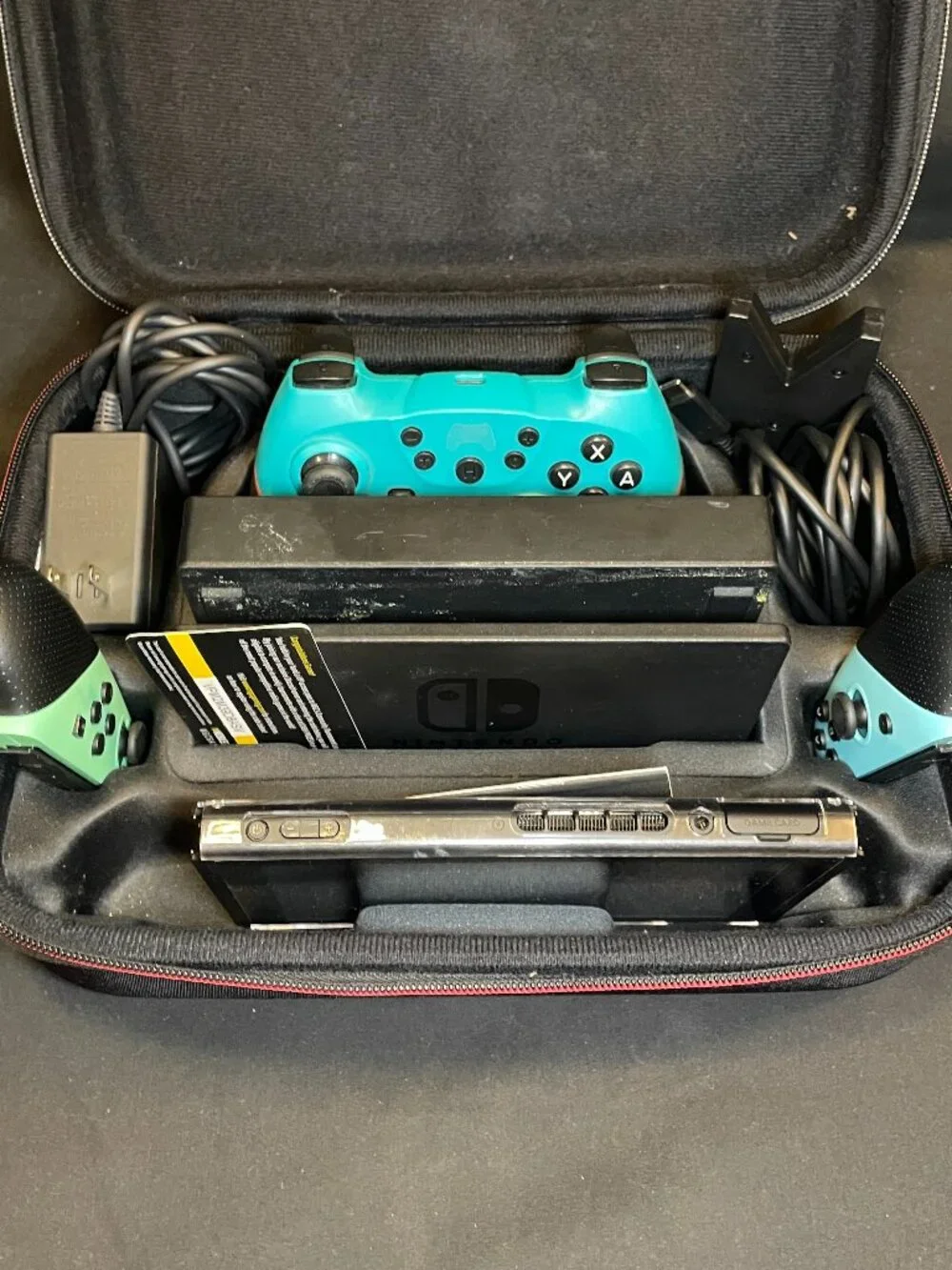 Nintendo Switch With Upgraded Joy Cons And Accessories